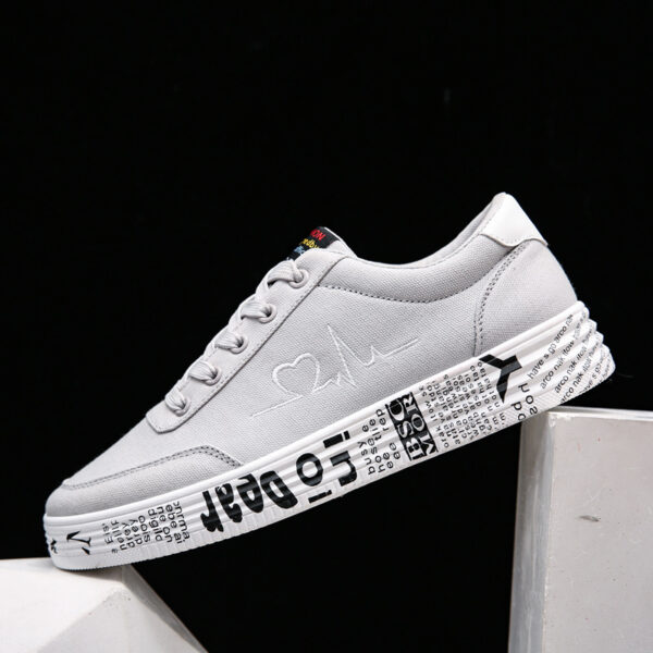 Couple canvas shoes