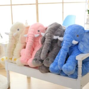 Children's Soothing Elephant Plush Toy Pillow