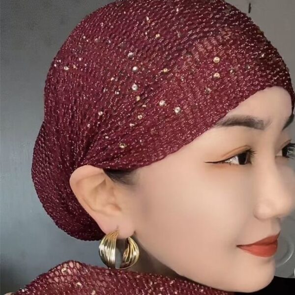 Elastic Hot Drilling Toque Fashion