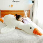 Cute Big White Geese Pillow Plush Toy