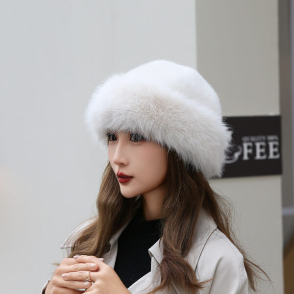 Thick Warm Artificial Fur Fashion Simple Fisherman Hat