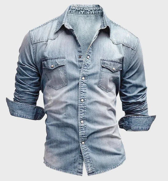 Men Shirt Brand Male Long Sleeve Shirts Casual Solid Slim Fit