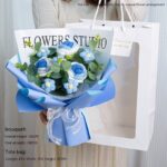 Teacher's Day Rose Hand-woven Bouquet Finished Gifts For Girlfriend Preserved Fresh Flower Dried Flowers