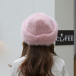 Thick Warm Artificial Fur Fashion Simple Fisherman Hat