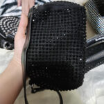 Shiny Rhinestone Crossbody Bag Casual Fashion