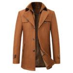 Men's Business Casual Fashion Warm Woolen Coat