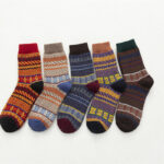 Women's Wool Mid-tube  Socks Thickened